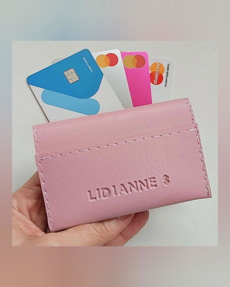 Carteira Slim Porta Cartões Feminina
