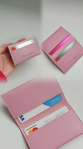Carteira Slim Porta Cartões Feminina