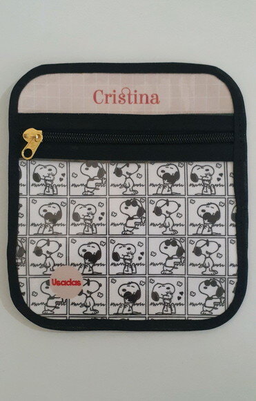 Case porta máscaras dupla face