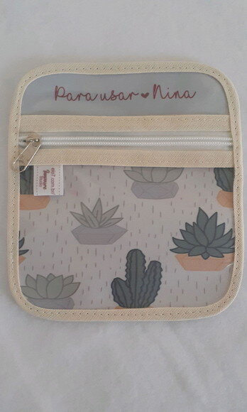 Case porta máscaras dupla face
