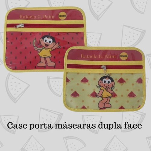 Case porta máscaras dupla face - Grande