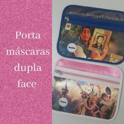 Case porta máscaras dupla face - Grande