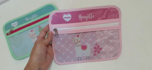 Case porta máscaras dupla face - Lhama