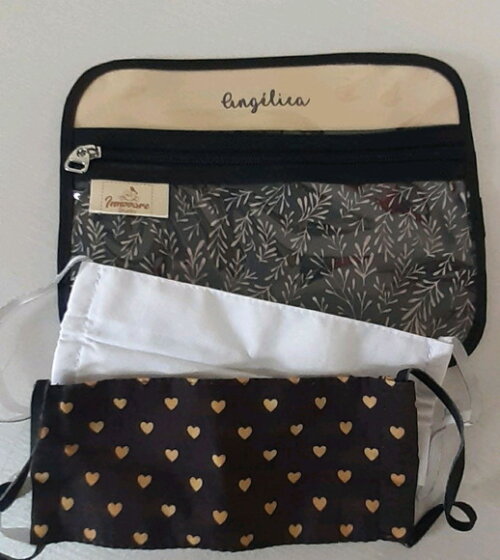 Case porta máscaras dupla face - Grande