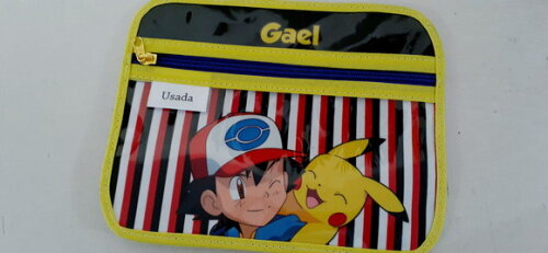 Case porta máscaras dupla face - Pokemon