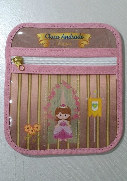 Case porta máscaras dupla face - PRINCESA