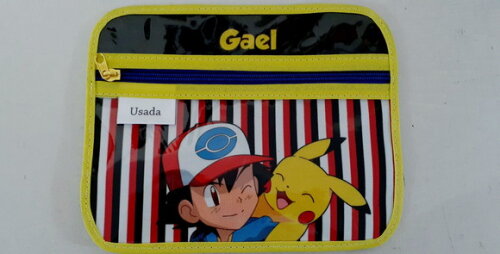 Case porta máscaras dupla face - Pokemon