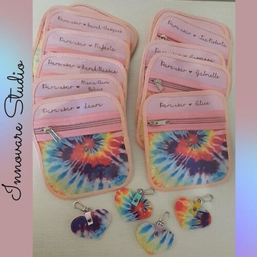 Case porta máscaras dupla face - TIE DYE