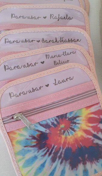 Case porta máscaras dupla face - TIE DYE