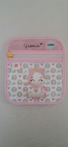 Case porta máscaras dupla face - UNICÓRNIO