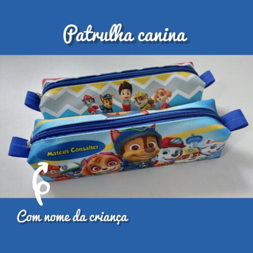 Estojo Escolar Patrulha Canina