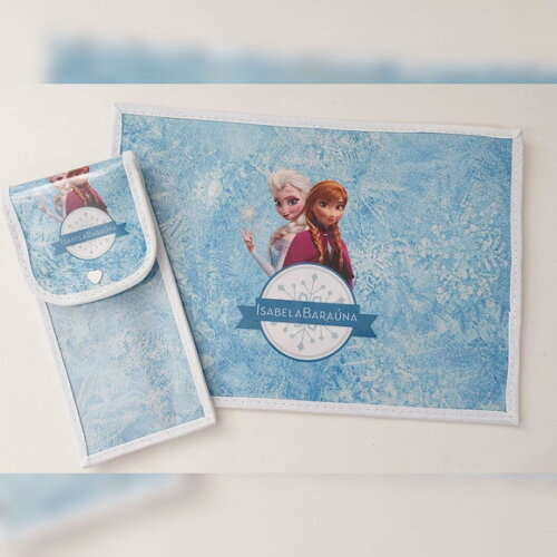 Jogo Americano e Porta Talher Frozen