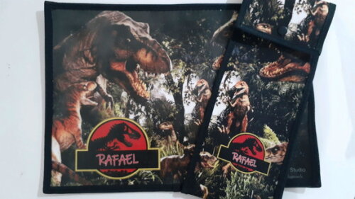 Jogo americano e porta talher Jurassic World