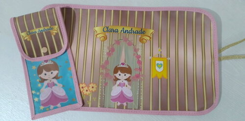 Jogo Americano e Porta Talher Princesa