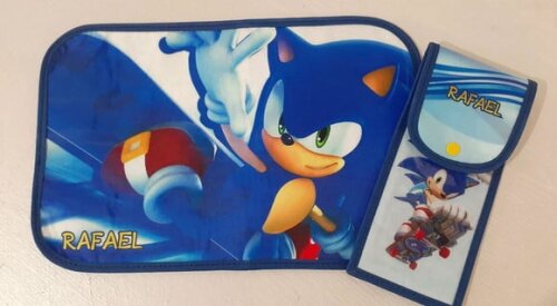 Jogo Americano e Porta Talher Sonic