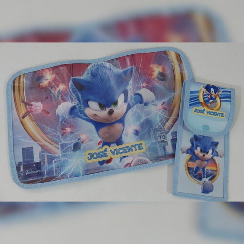 Jogo Americano e Porta Talher Sonic