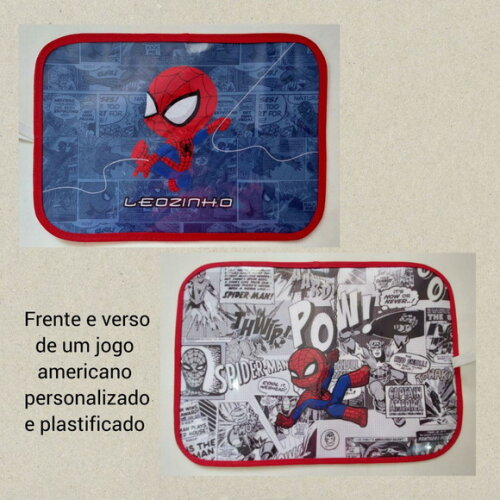 Jogo Americano Infantil - Homem Aranha