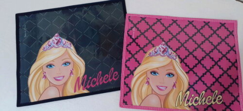 Jogo americano infantil Barbie