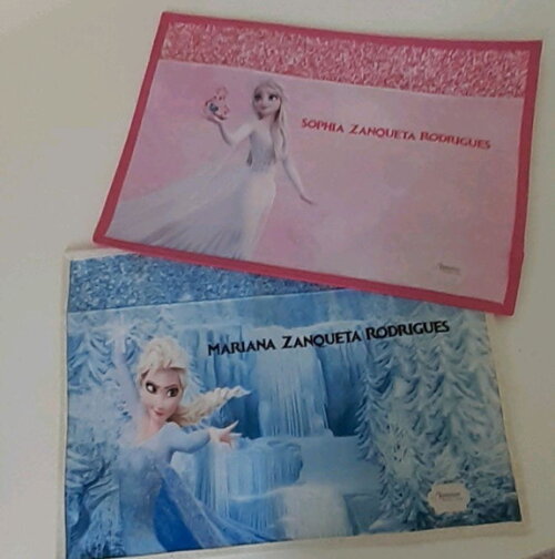 Jogo americano infantil Frozen