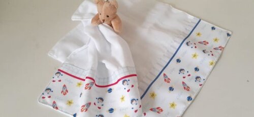 Kit 2 fraldinhas de boca personalizadas