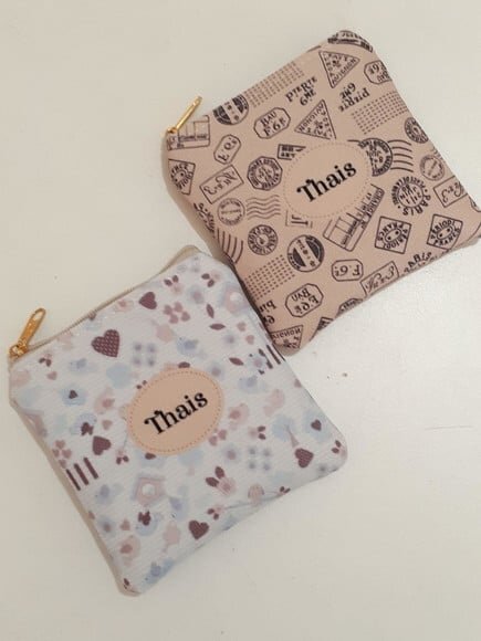Kit 2 Porta moedas - vintage