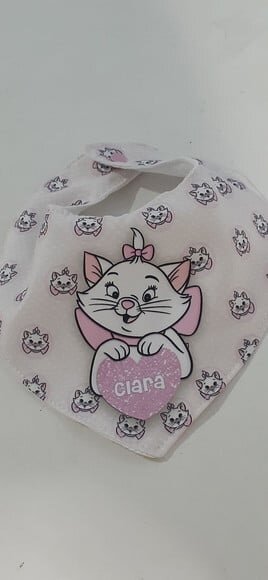 Kit 3 Babadores - Gatinha