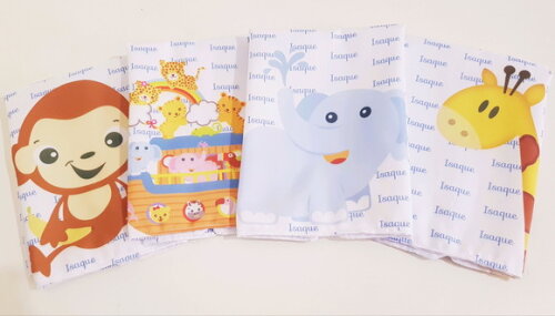 Kit 4 paninhos para bebê
