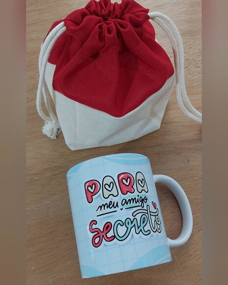 Kit Caneca Personalizada Amigo Secreto