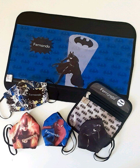 Kit escolar Batman