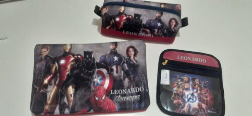 Kit escolar Heróis