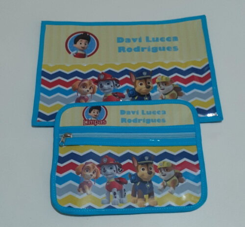 Kit escolar Patrulha canina