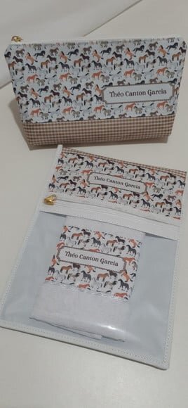 Kit escolar personalizado- cavalos