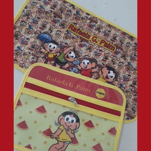 Kit escolar Turma da Mônica