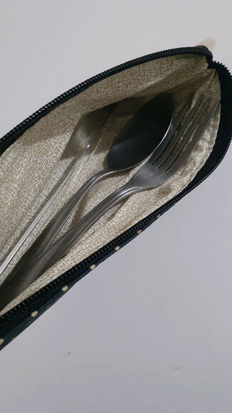 Kit Essencial- porta máscaras e talheres