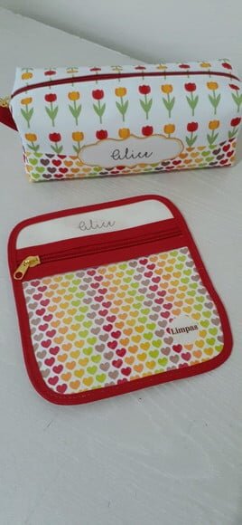 Kit Estojo Box e case porta máscaras