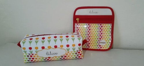Kit Estojo Box e case porta máscaras
