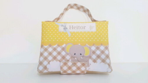 Kit higiene do bebê- Porta fraldas e lenço umedecido
