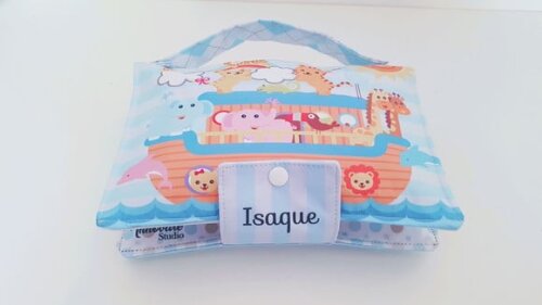 Kit higiene do bebê- Porta fraldas e lenço umedecido