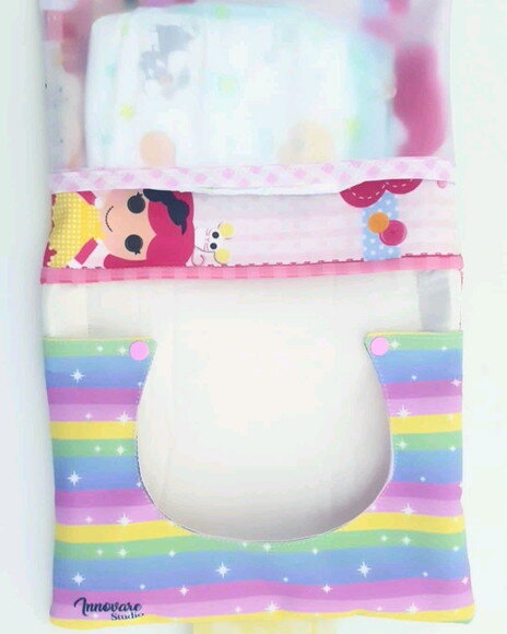 Kit higiene do bebê- Porta fraldas e lenço umedecido