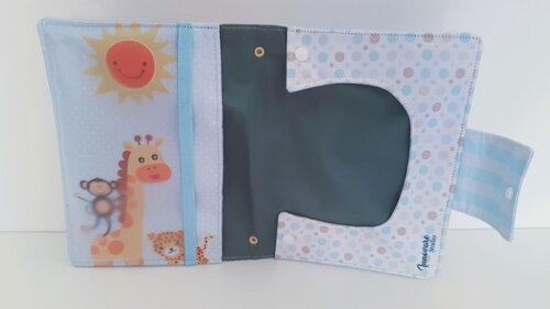 Kit higiene do bebê- Porta fraldas e lenço umedecido