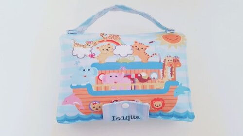 Kit higiene do bebê- Porta fraldas e lenço umedecido