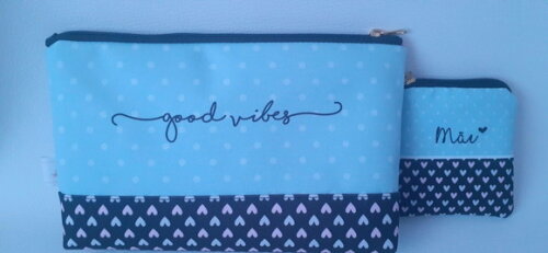Kit necessaire e porta moedas Mãe
