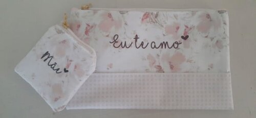 Kit necessaire e porta moedas Mãe