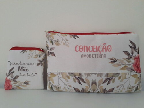Kit necessaire e porta moedas Mãe