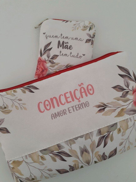 Kit necessaire e porta moedas Mãe