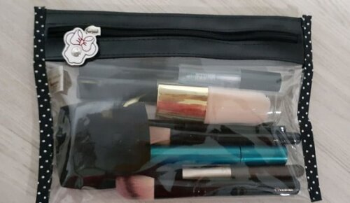 Kit necessaire transparente