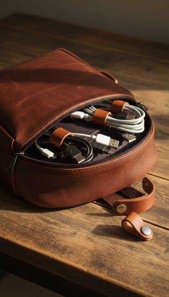 Kit Organizadores de Fios e Cabos