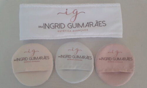 Kit skincare- ecopads e faixa de cabelo