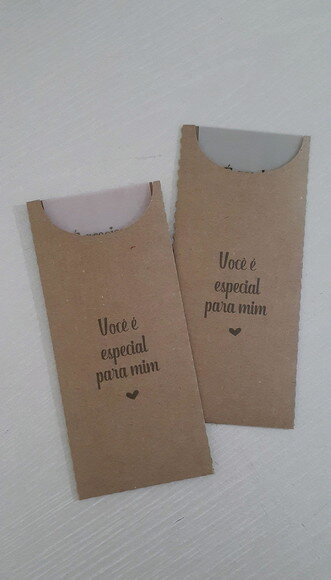Marcador de páginas - PVC leitoso