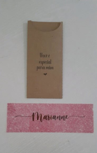Marcador de páginas - PVC leitoso